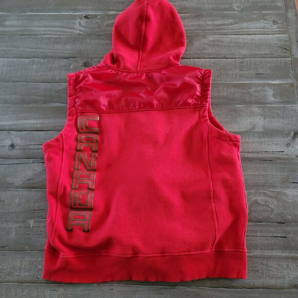 Hudsons Bay Company HBC Canadian Olympic Team Hooded Vest Men's Large Red - Picture 3 of 13